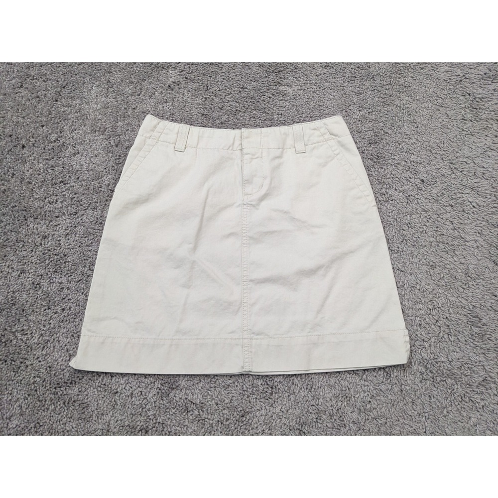 Lilly Pulitzer Khaki Mini Skirt Womens Size 0 Beige